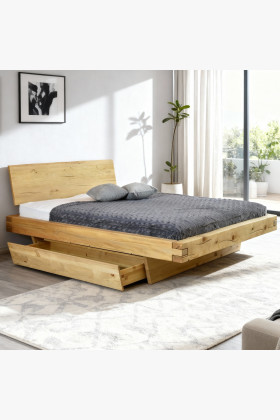 Masívna posteľ pre dvoch, smrek - Matúš 180 x 200 cm